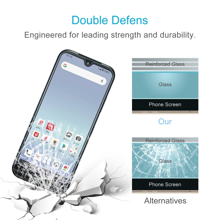 10 PCS 0.26mm 9H 2.5D Tempered Glass Film For Kyocera KY-51B