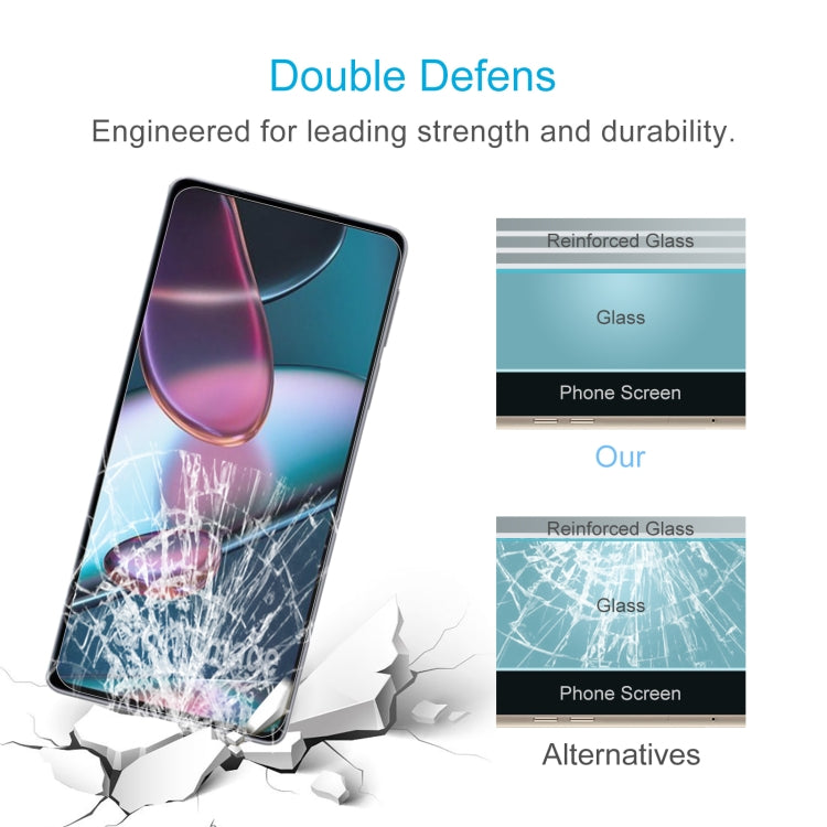 10 PCS 0.26mm 9H 2.5D Tempered Glass Film For Motorola Edge X30 / Edge 30 Pro