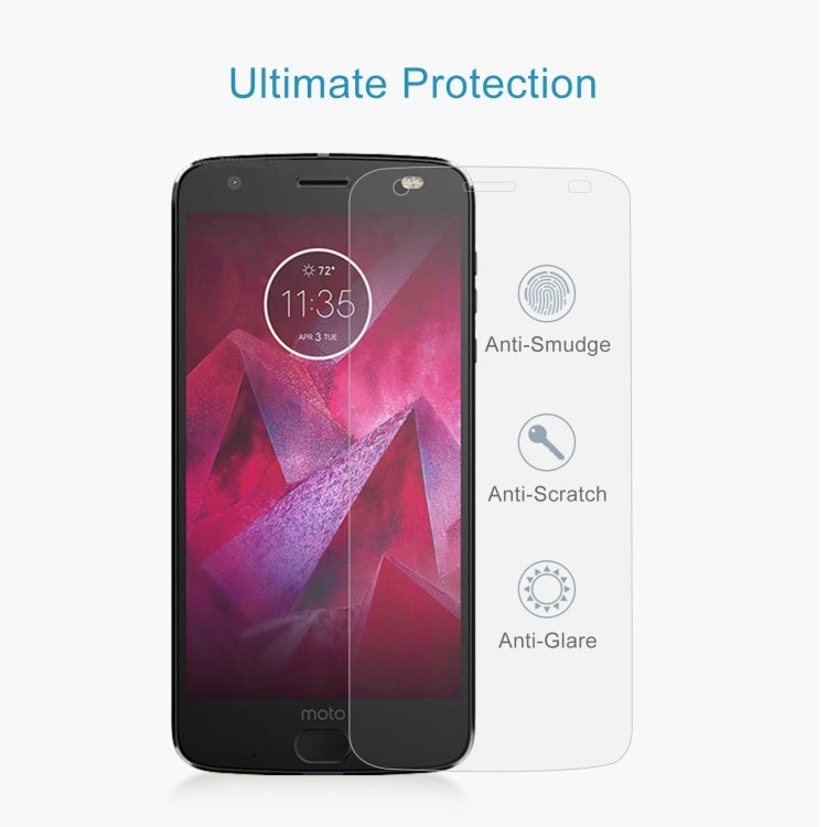10 PCS 0.26mm 9H 2.5D Tempered Glass Film For Motorola Moto Z2 Force