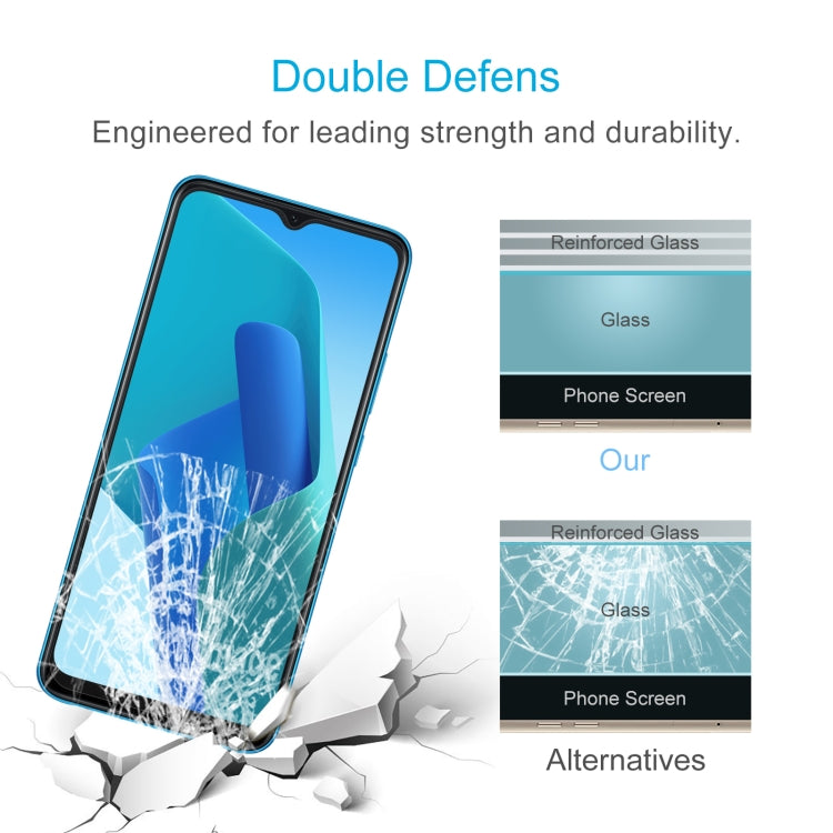 10 PCS 0.26mm 9H 2.5D Tempered Glass Film For OPPO A16K