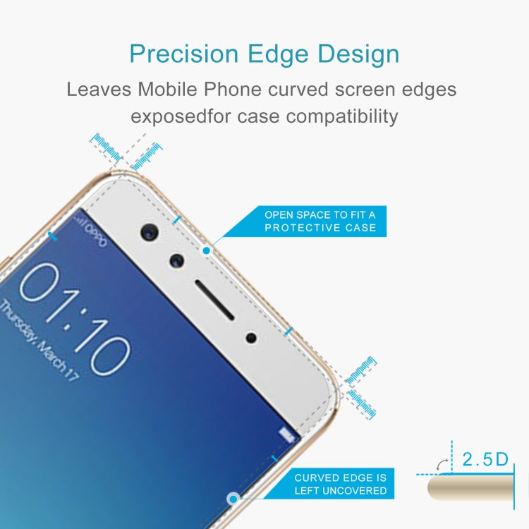 10 PCS 0.26mm 9H 2.5D Tempered Glass Film For OPPO F3