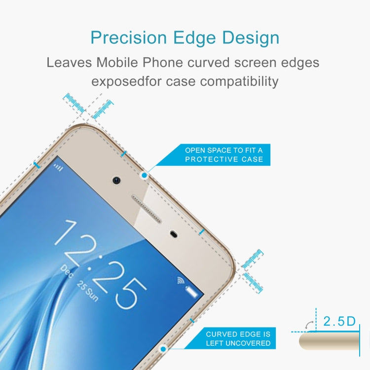 10 PCS 0.26mm 9H 2.5D Tempered Glass Film For vivo Y53