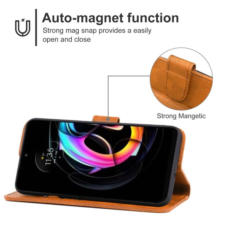 For Motorola Edge 20 Fusion Leather Phone Case
