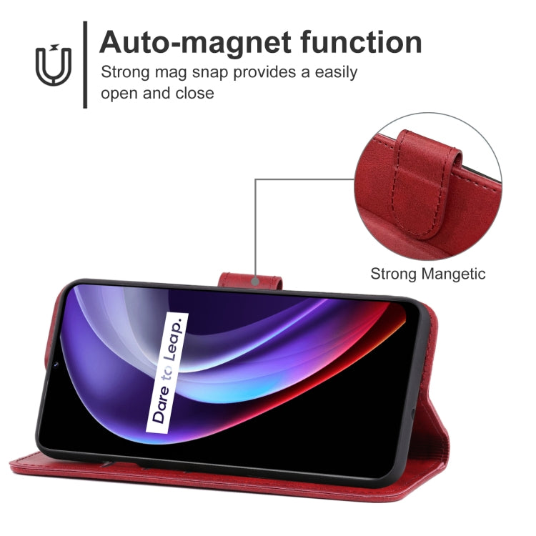 For OPPO Realme V11s 5G Leather Phone Case