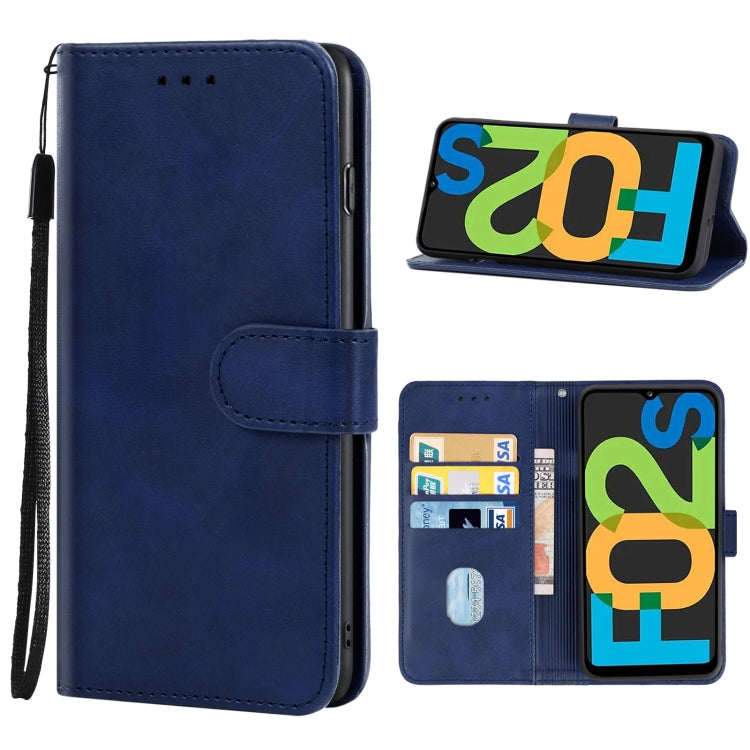 For Samsung Galaxy F02s US Version Leather Phone Case