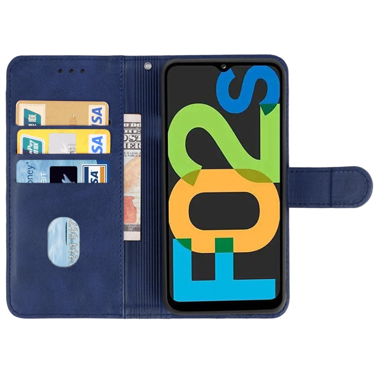 For Samsung Galaxy F02s US Version Leather Phone Case