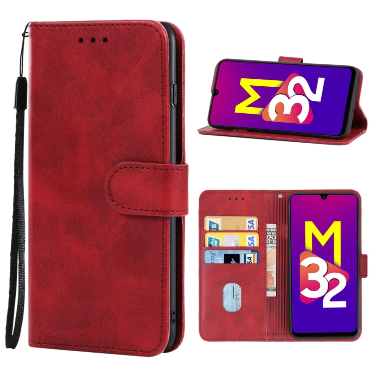 For Samsung Galaxy M32 5G Leather Phone Case