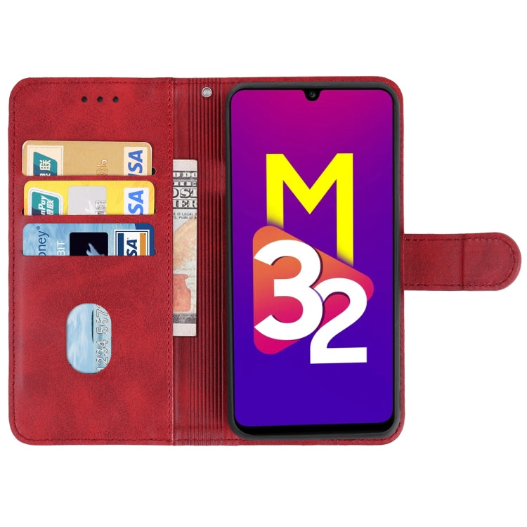For Samsung Galaxy M32 5G Leather Phone Case