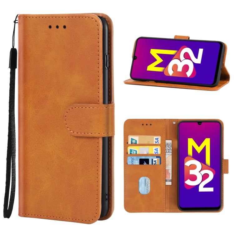For Samsung Galaxy M32 5G Leather Phone Case