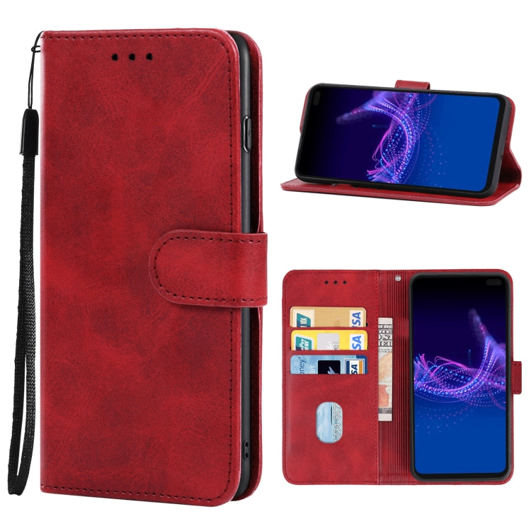 For Sharp Aquos Sense 4 Plus Leather Phone Case