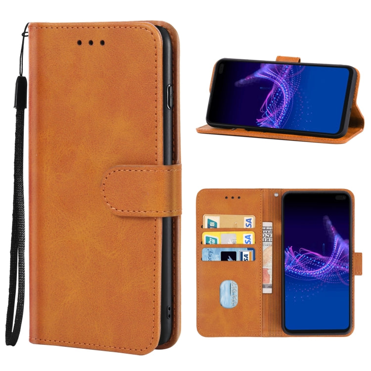 For Sharp Aquos Sense 4 Plus Leather Phone Case