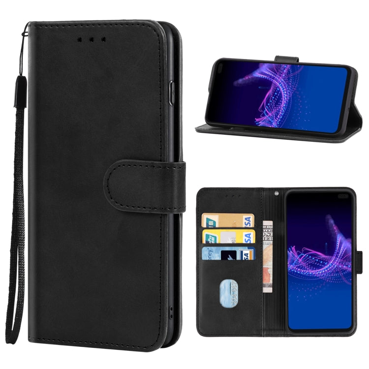 For Sharp Aquos Sense 4 Plus Leather Phone Case