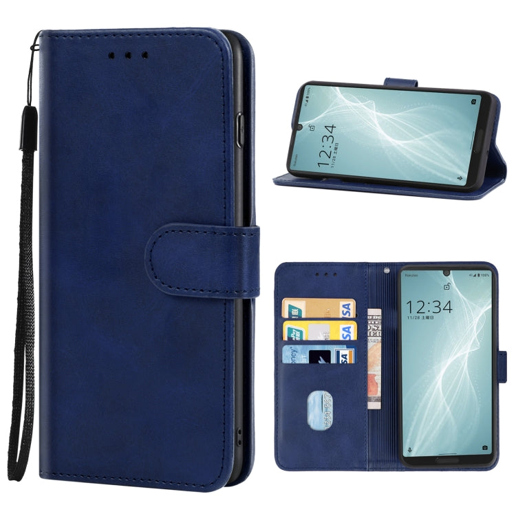 For Sharp Aquos Sense 4 Lite Leather Phone Case