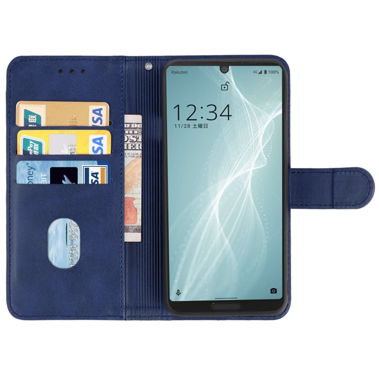 For Sharp Aquos Sense 4 Lite Leather Phone Case
