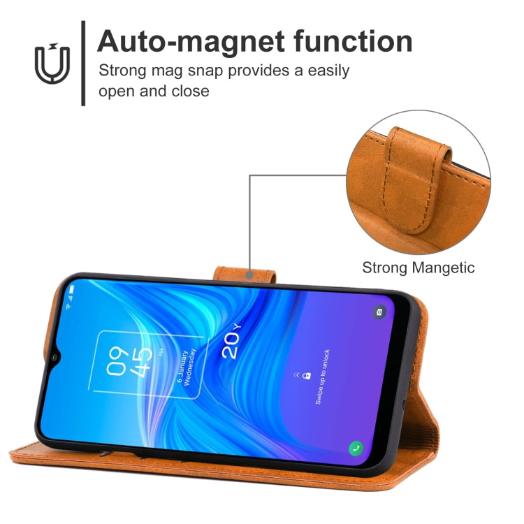 For TCL 20Y Leather Phone Case