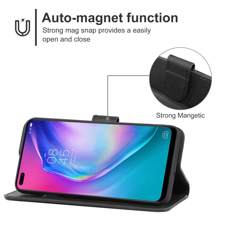 For Tecno Camon 16 Pro Leather Phone Case