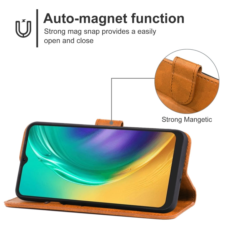 For Tecno Pop 4 Pro Leather Phone Case