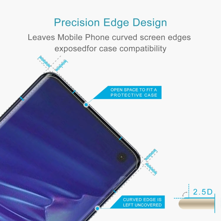 50 PCS 0.26mm 9H 2.5D Tempered Glass Film For Fujitsu Arrows 5G F-51A