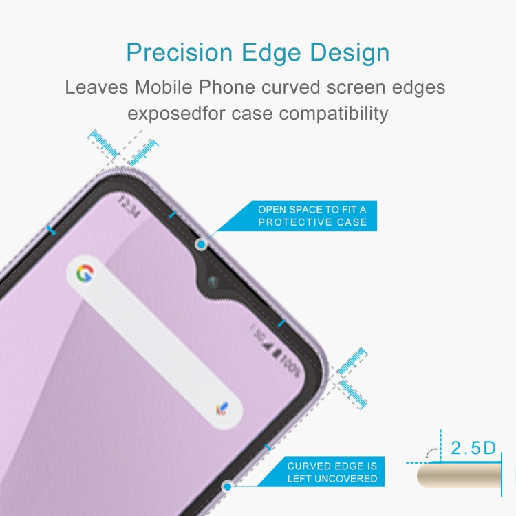 50 PCS 0.26mm 9H 2.5D Tempered Glass Film For Fujitsu Arrows WE