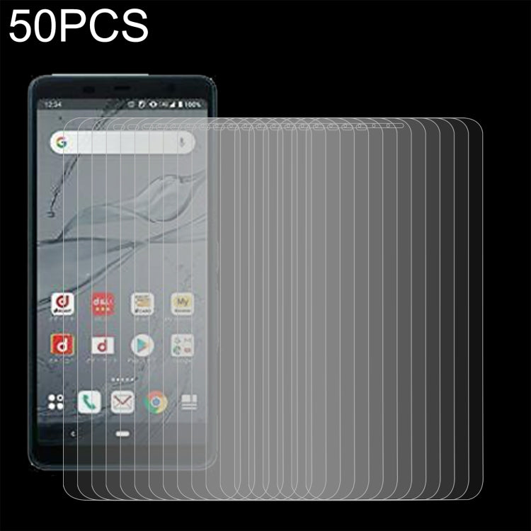 50 PCS 0.26mm 9H 2.5D Tempered Glass Film For Fujitsu Arrows Be3