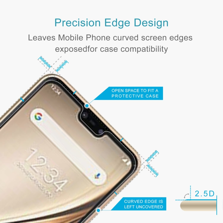 50 PCS 0.26mm 9H 2.5D Tempered Glass Film For Fujitsu Arrows RX
