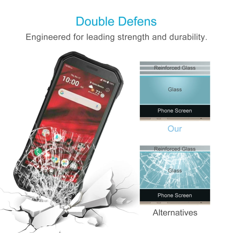 50 PCS 0.26mm 9H 2.5D Tempered Glass Film For Kyocera DuraForce Ultra 5G