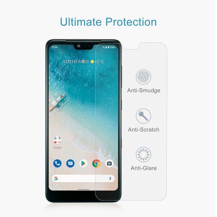50 PCS 0.26mm 9H 2.5D Tempered Glass Film For Kyocera Android One S8
