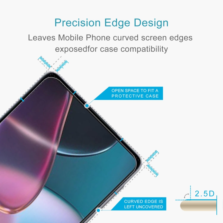 50 PCS 0.26mm 9H 2.5D Tempered Glass Film For Motorola Edge X30 / Edge 30 Pro