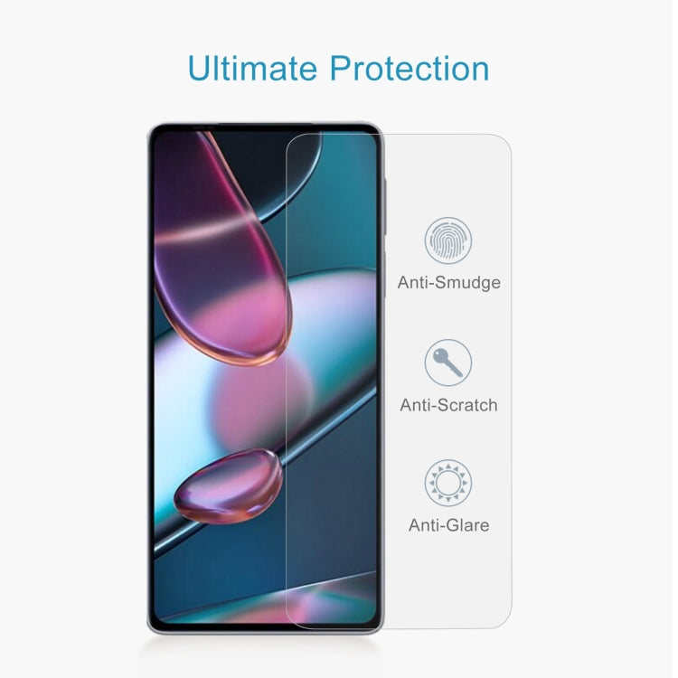 50 PCS 0.26mm 9H 2.5D Tempered Glass Film For Motorola Edge X30 / Edge 30 Pro