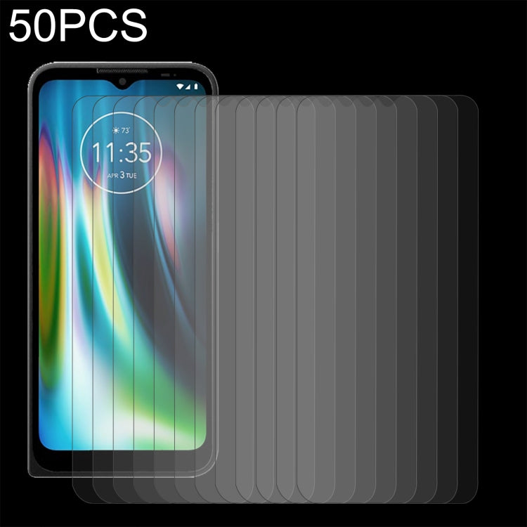 50 PCS 0.26mm 9H 2.5D Tempered Glass Film For Motorola Defy 2021