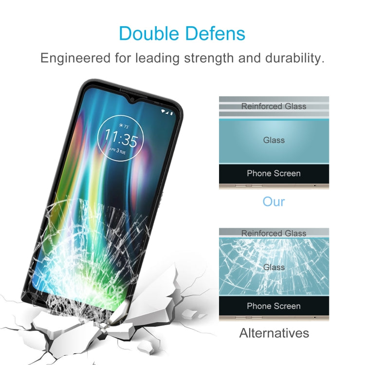 50 PCS 0.26mm 9H 2.5D Tempered Glass Film For Motorola Defy 2021