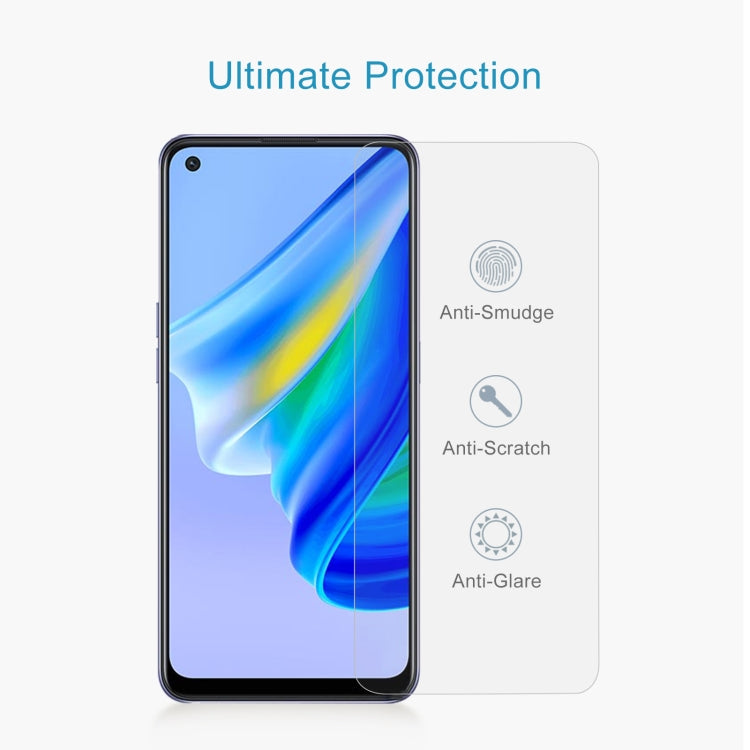 50 PCS 0.26mm 9H 2.5D Tempered Glass Film For OPPO A95