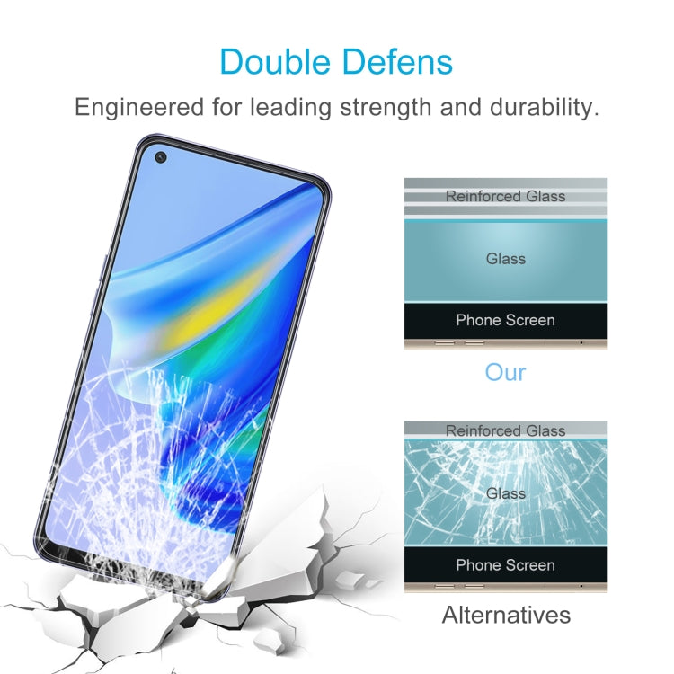 50 PCS 0.26mm 9H 2.5D Tempered Glass Film For OPPO A95