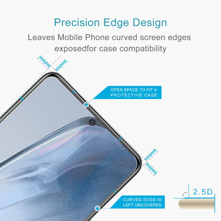 50 PCS 0.26mm 9H 2.5D Tempered Glass Film For vivo iQOO 7 India