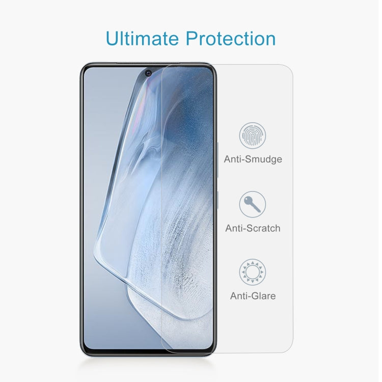 50 PCS 0.26mm 9H 2.5D Tempered Glass Film For vivo iQOO 7 India