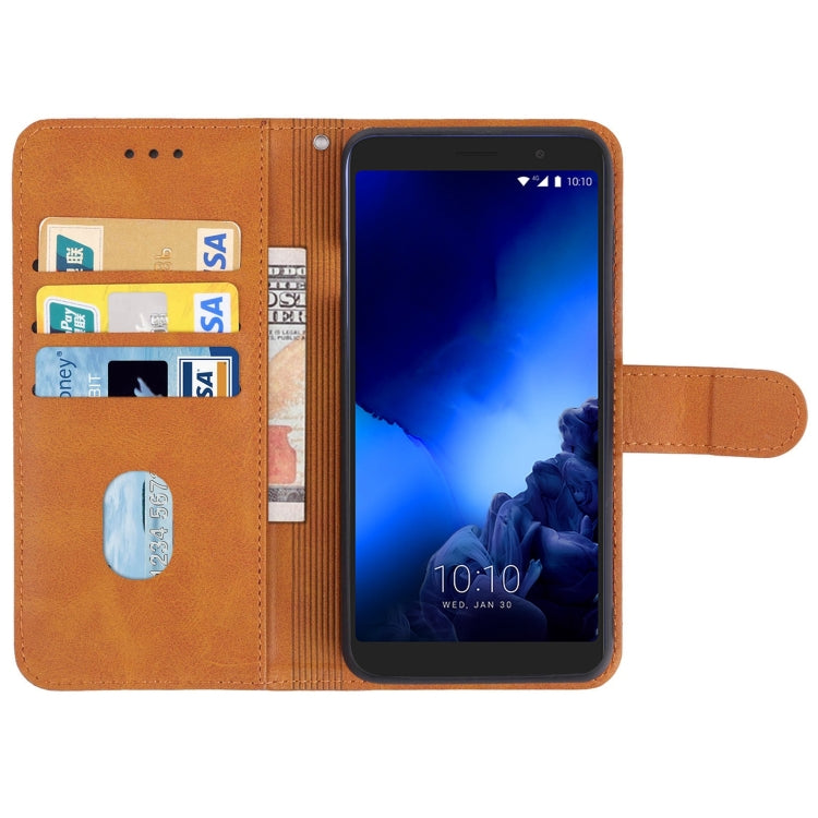 Leather Phone Case For  Alcatel 1x Fingerprint Version