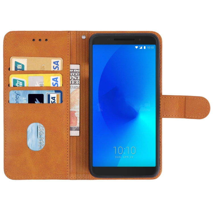 Leather Phone Case For Alcatel 3 2018