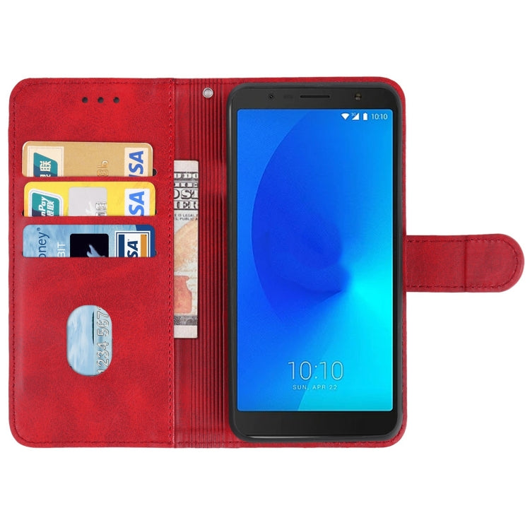 Leather Phone Case For Alcatel 3C 2018