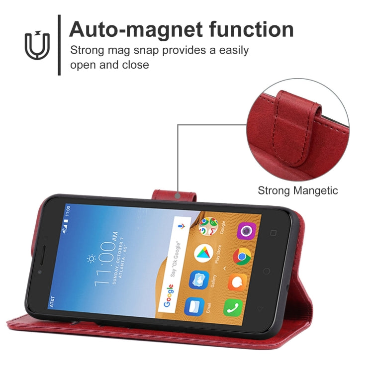 Leather Phone Case For Alcatel Tetra