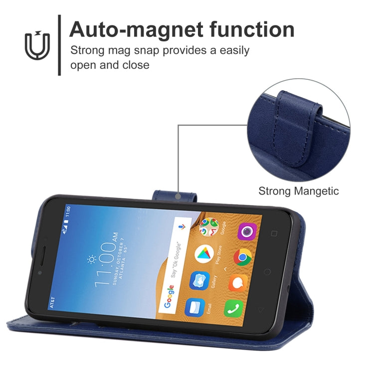 Leather Phone Case For Alcatel Tetra