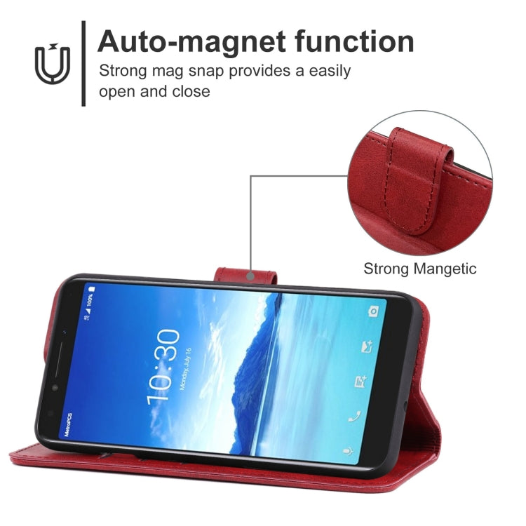 Leather Phone Case For Alcatel 7