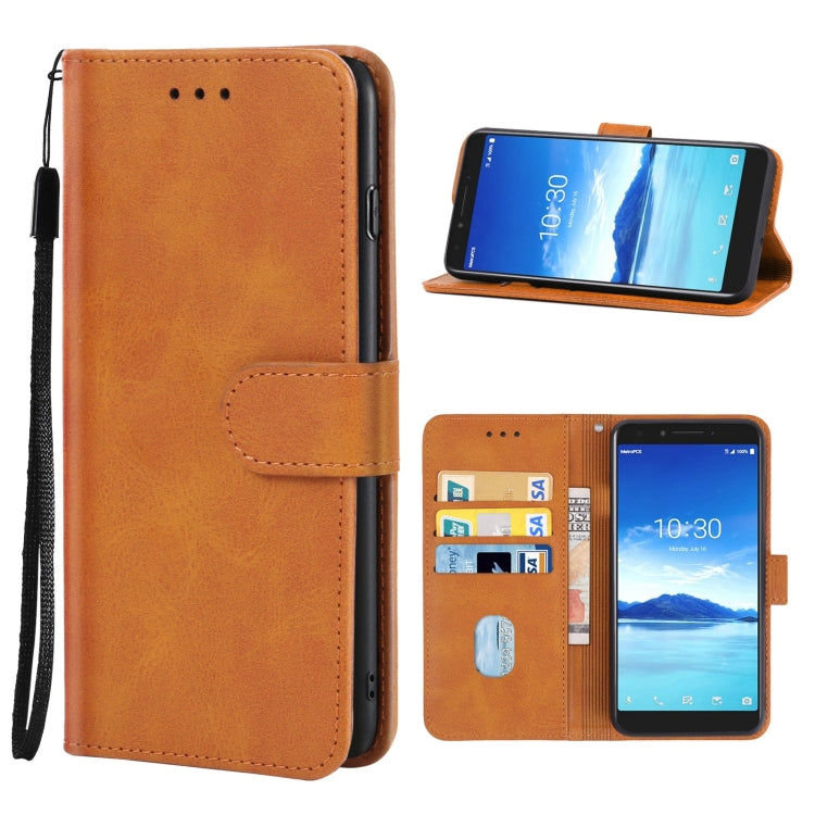 Leather Phone Case For Alcatel 7