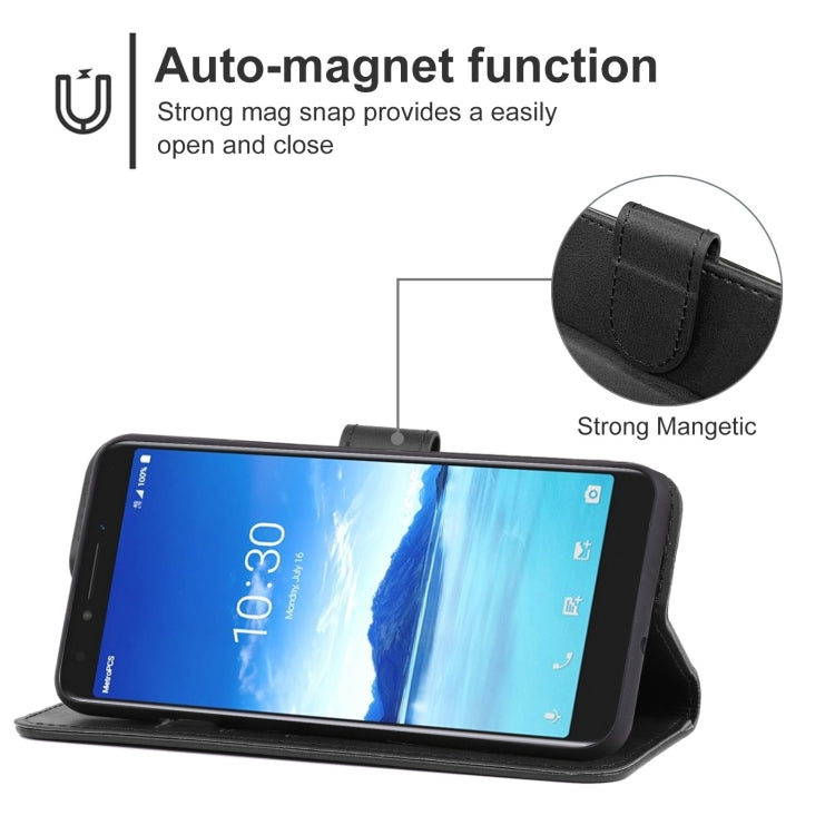 Leather Phone Case For Alcatel 7