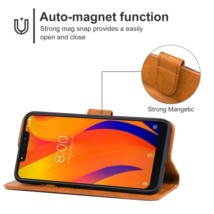 Leather Phone Case For BQ Vsmart Joy 1 Plus