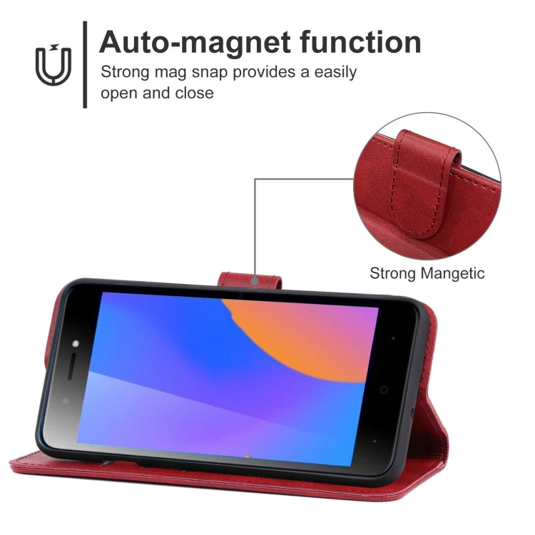 Leather Phone Case For Infinix Itel A35