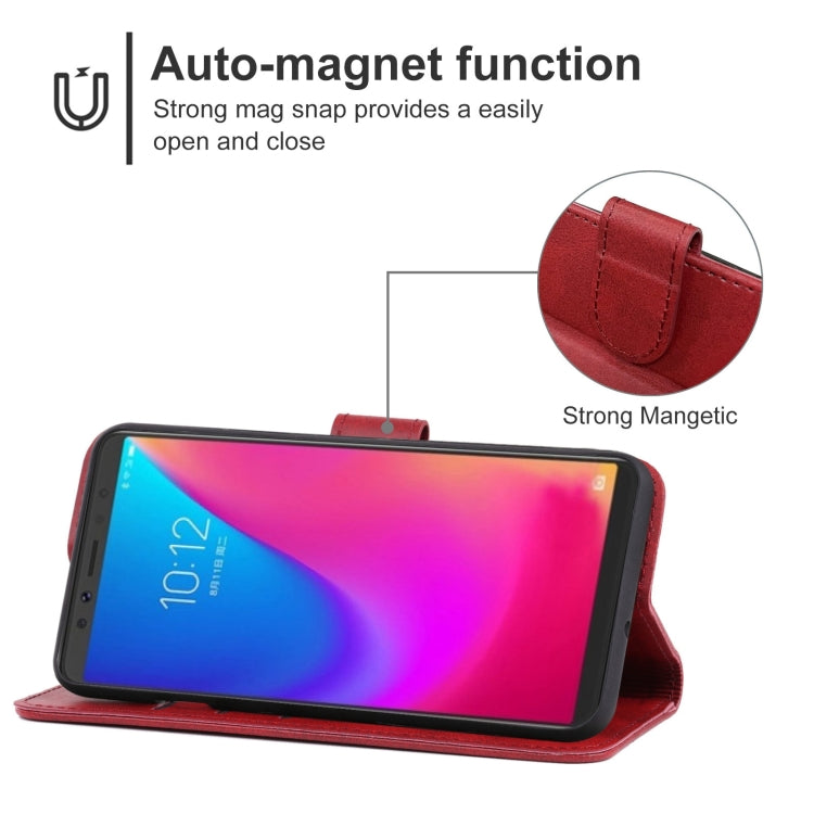 Leather Phone Case For Lenovo K5 Pro