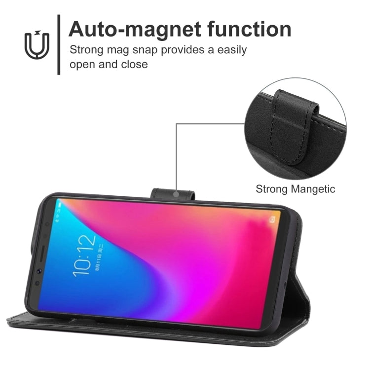 Leather Phone Case For Lenovo K5 Pro