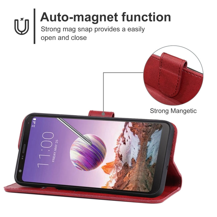 Leather Phone Case For LG Q Stylo 4