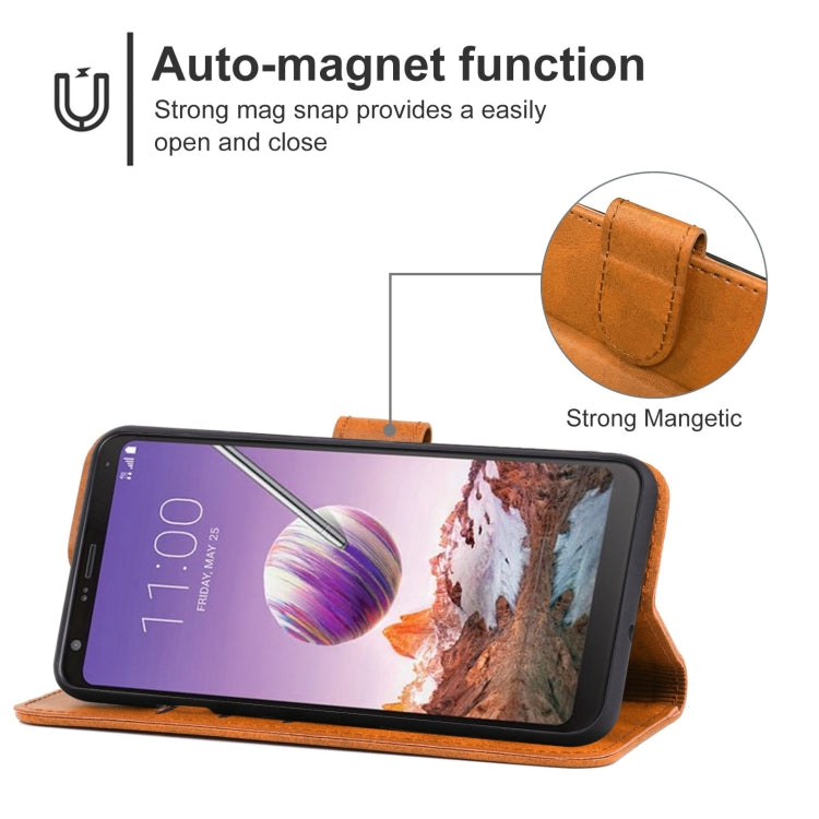 Leather Phone Case For LG Q Stylo 4