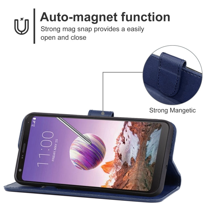 Leather Phone Case For LG Q Stylo 4